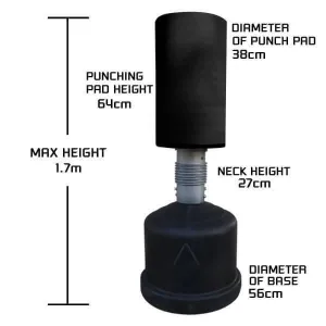 1.7m FREE STANDING KICKBOXING PUNCHING BOXING BAG