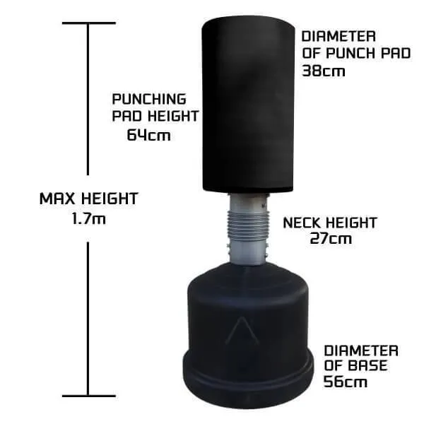 1.7m FREE STANDING KICKBOXING PUNCHING BOXING BAG