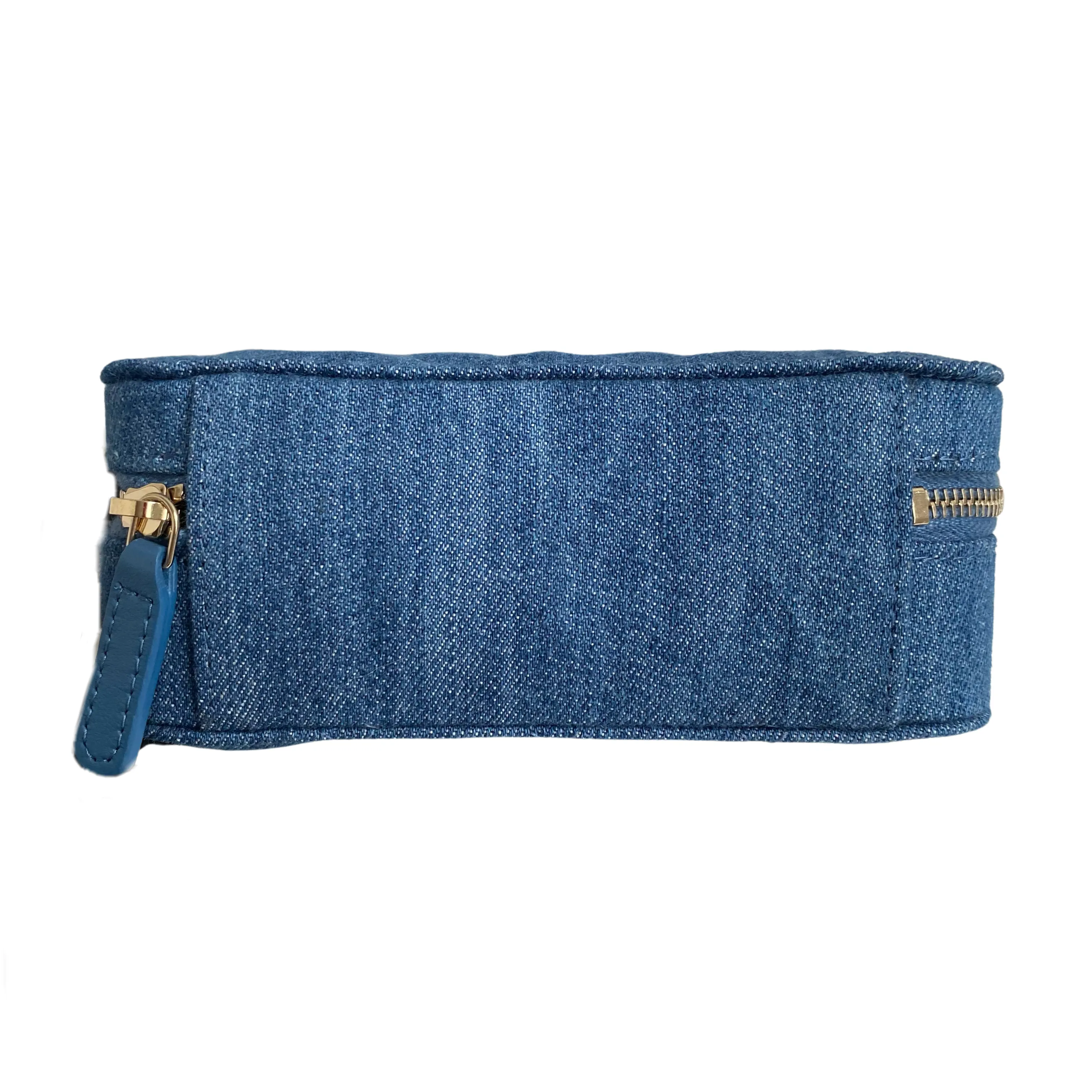 22C Denim Pearl Crush Mini Camera Bag