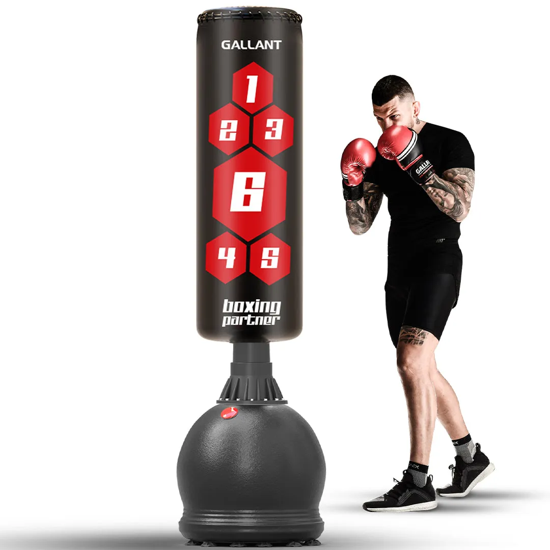 5.5ft Heritage Black Free-Standing Punchbag