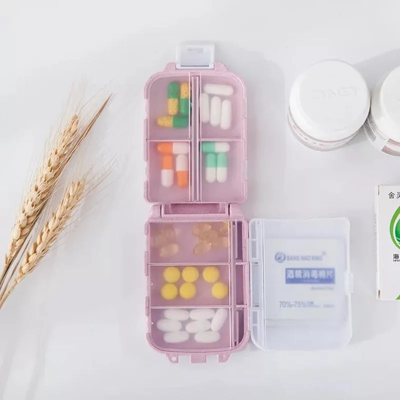 7 Day Vitamin and Medicine Pill Grid Storage Box