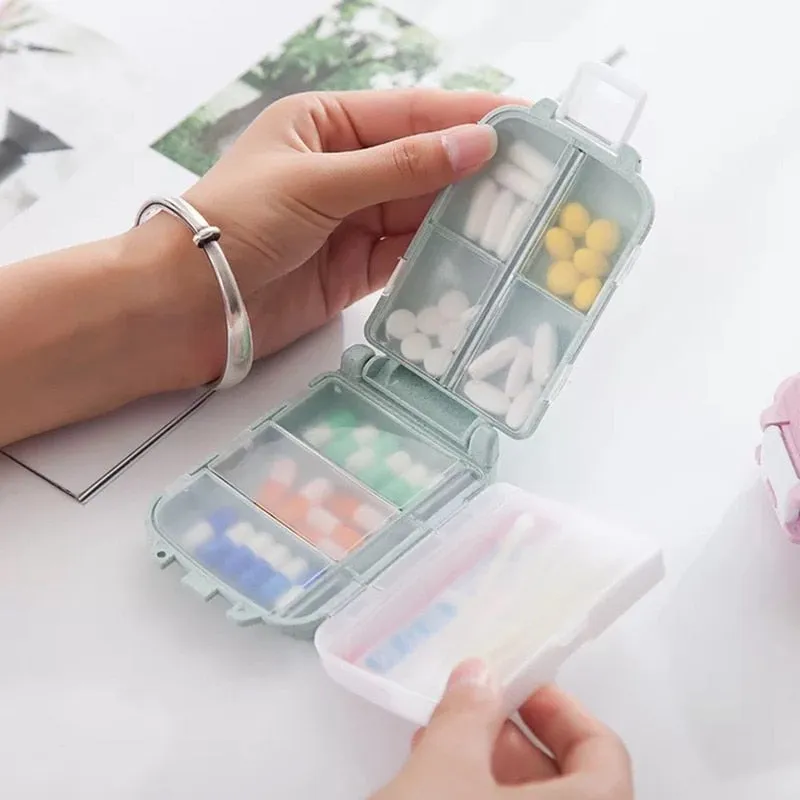 7 Day Vitamin and Medicine Pill Grid Storage Box