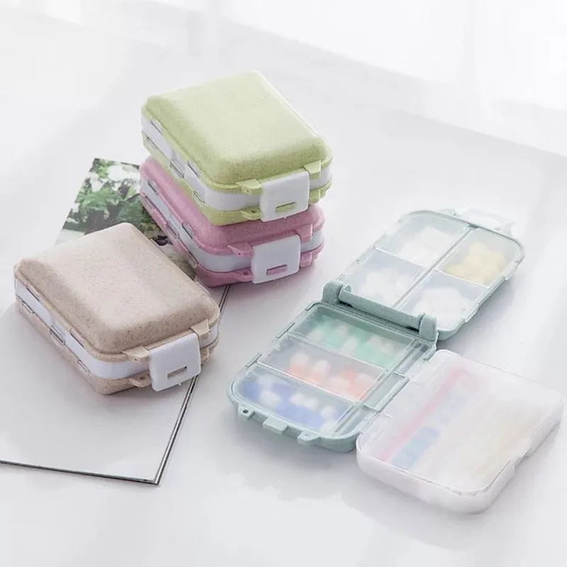 7 Day Vitamin and Medicine Pill Grid Storage Box