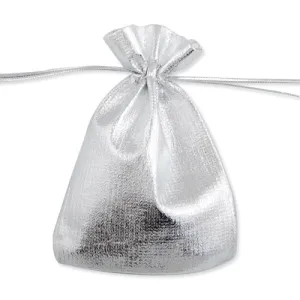 70*100 MM Gold Jewelry Gift Pouch Bags ,Sold 100 PCS Per Lot, Great For Wedding Favors, Sachets, Beads, Jewelry and so on
