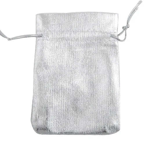 70*100 MM Gold Jewelry Gift Pouch Bags ,Sold 100 PCS Per Lot, Great For Wedding Favors, Sachets, Beads, Jewelry and so on