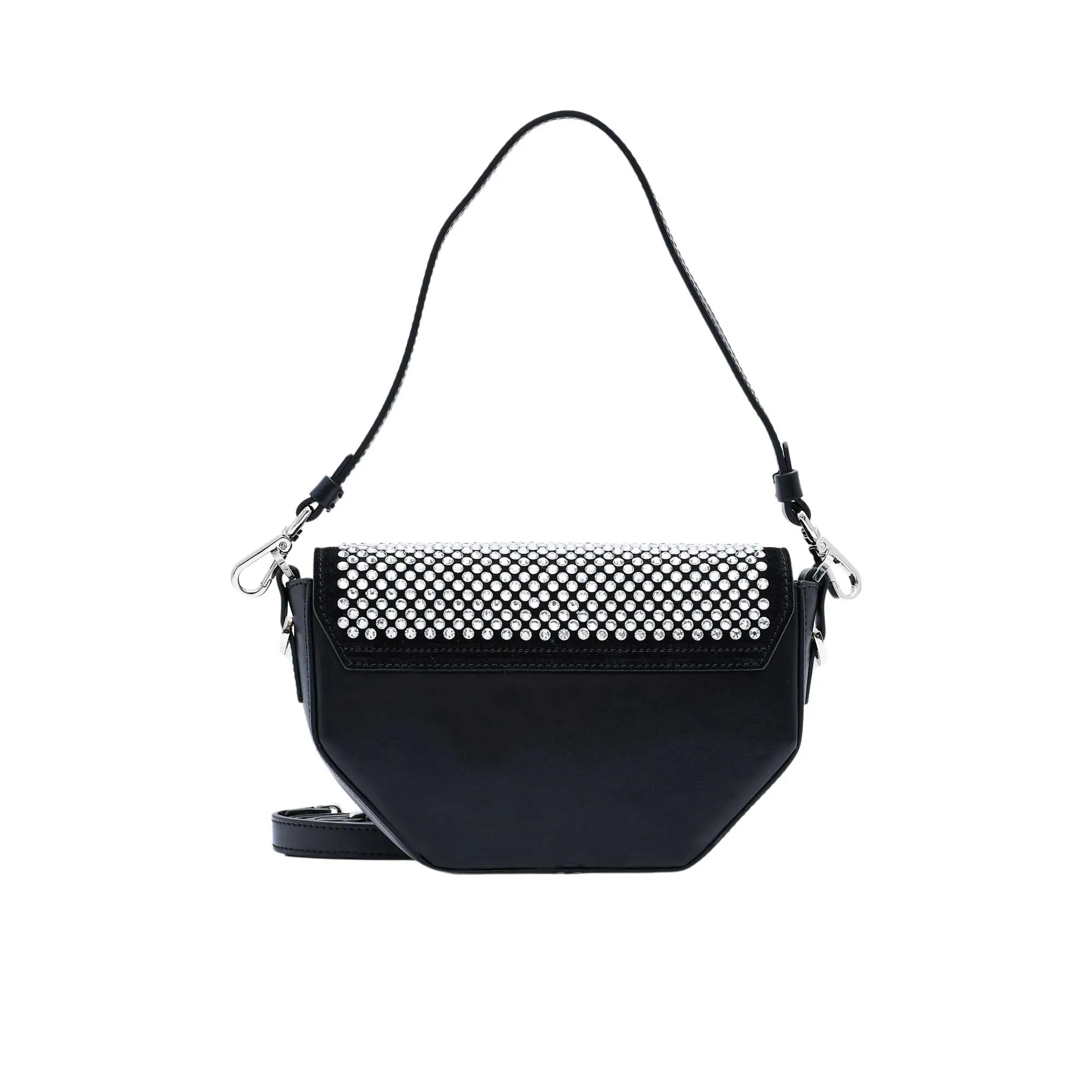 Abseel Women's Square Strass Shoulder Bag