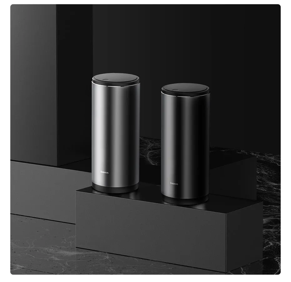 Alloy Car Trash Can Auto Organizer Storage Bag