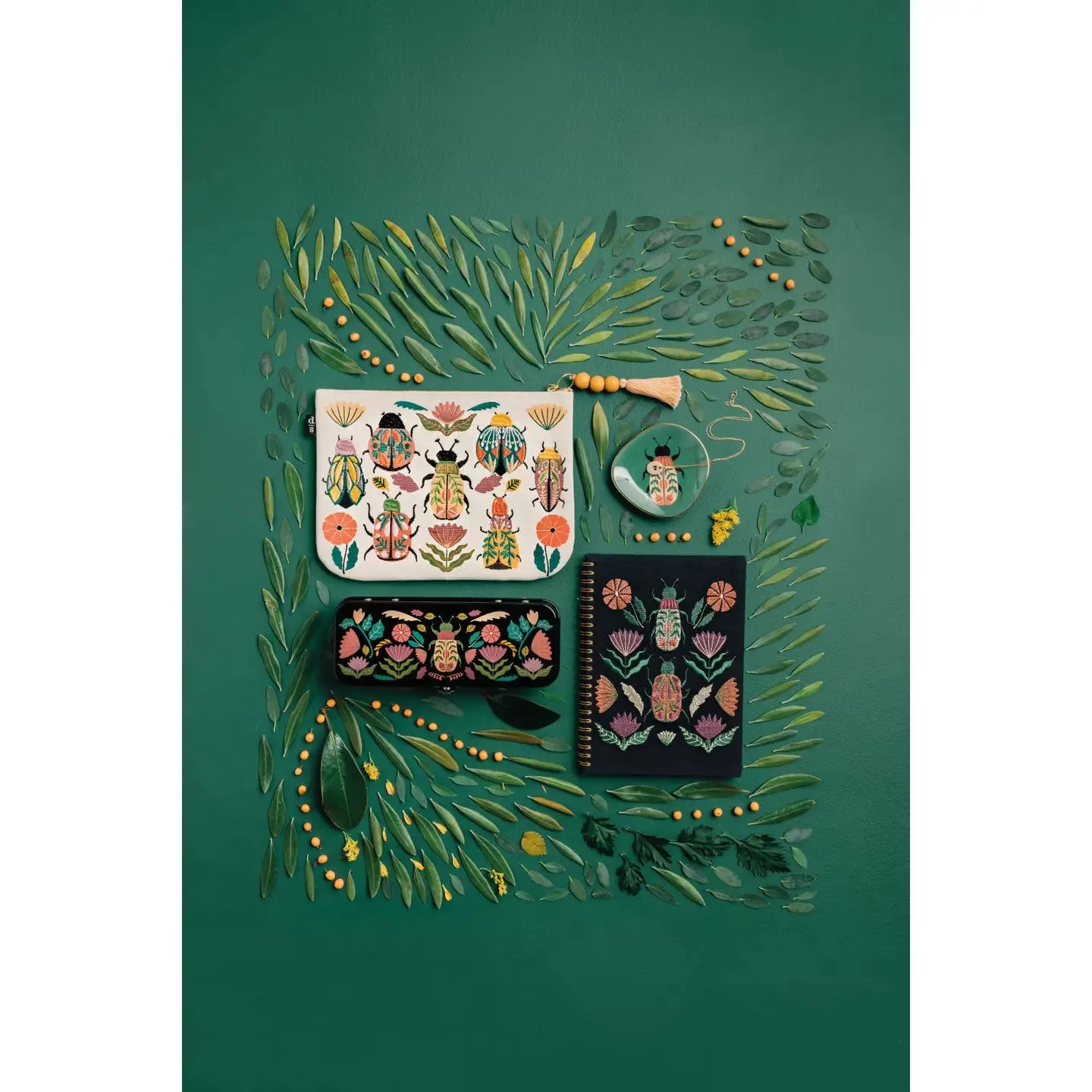Amulet Large Zipper Pouch - Black