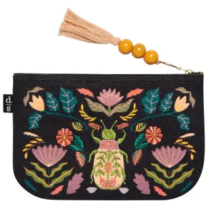 Amulet Large Zipper Pouch - Black