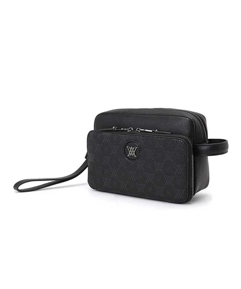 ANEW Golf: Detachable Monogram Pouch - Black