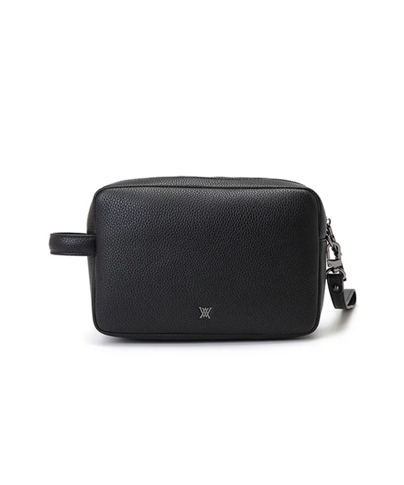 ANEW Golf: Detachable Monogram Pouch - Black