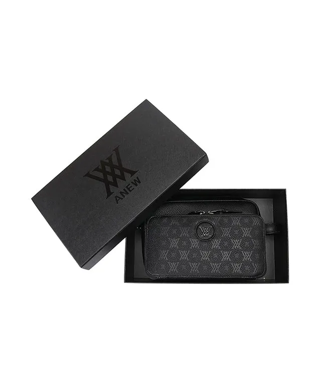 ANEW Golf: Detachable Monogram Pouch - Black