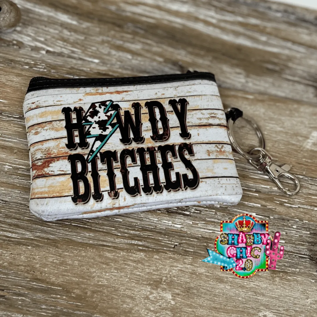 Assorted Coin Pouch Key Ring