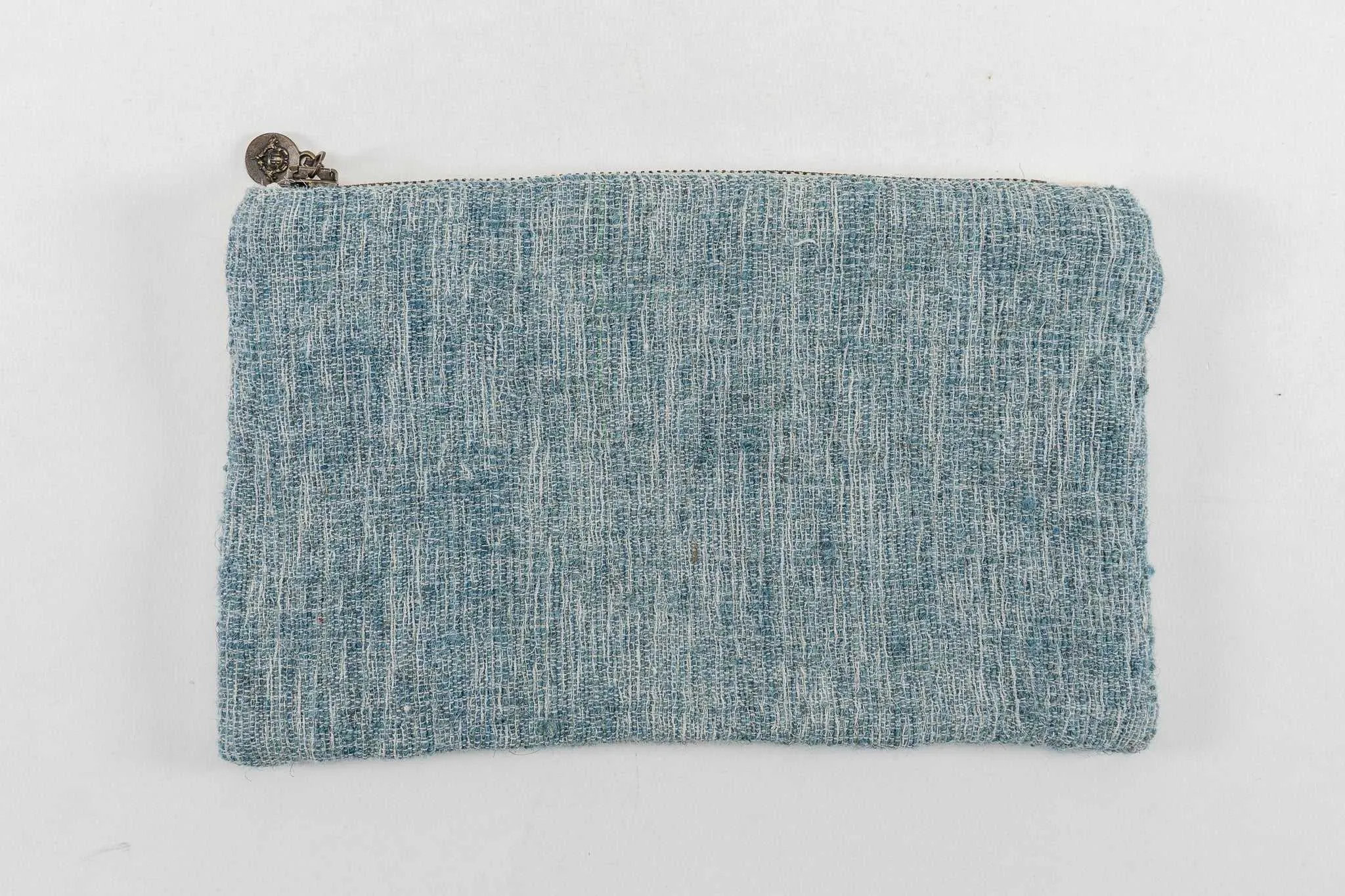 Bag: Handwoven wool, interior handwoven hemp lining - BG69