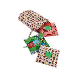 Baggu Standard Shopper Bag, Hello Kitty and Friends, Set of 3