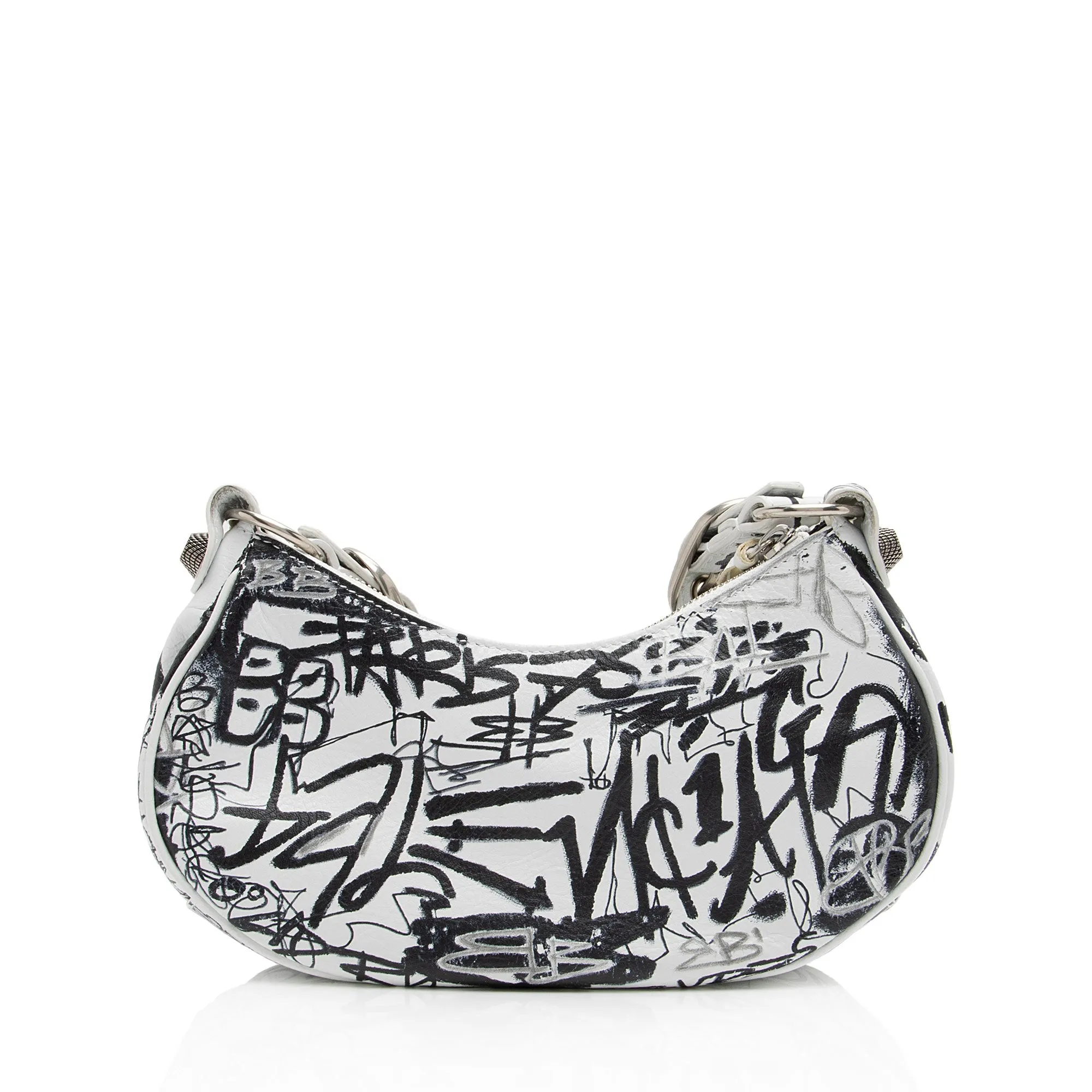 Balenciaga Agneau Graffiti Le Cagole Small Shoulder Bag (SHF-XUkN8C)