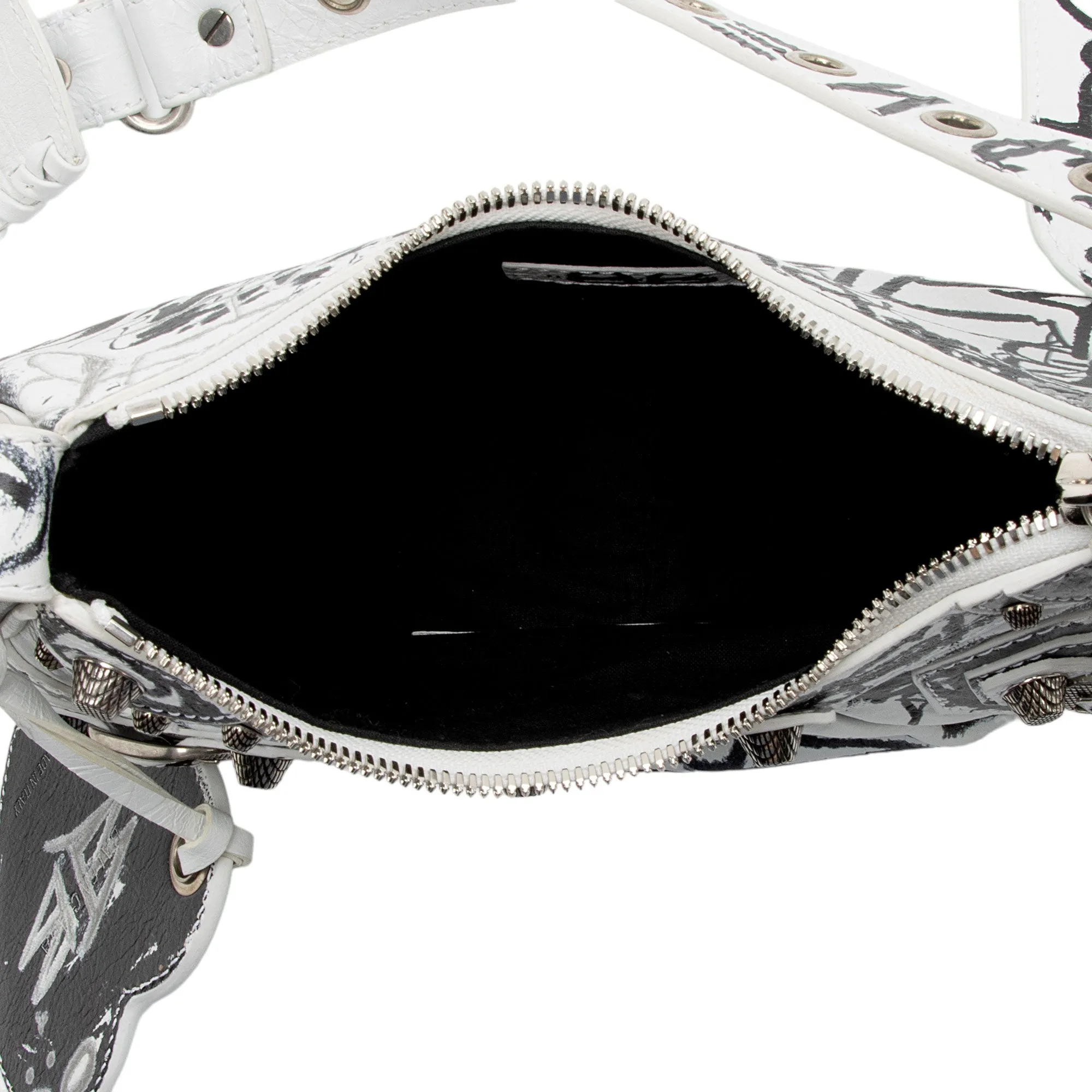Balenciaga Agneau Graffiti Le Cagole Small Shoulder Bag (SHF-XUkN8C)