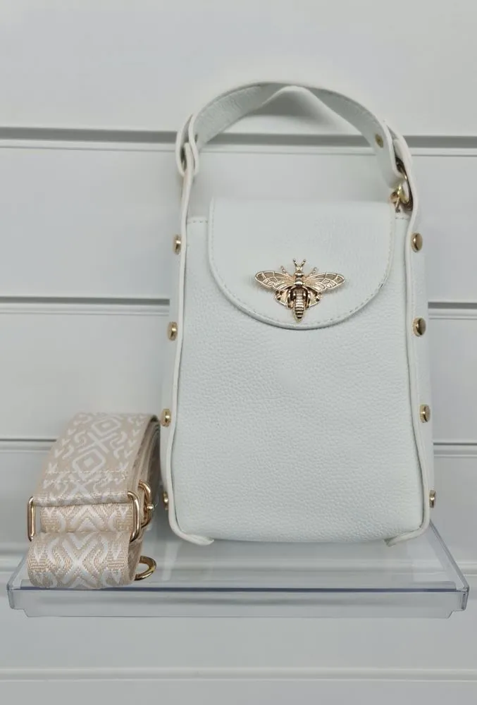 Bee Buckle Shoulder Bag