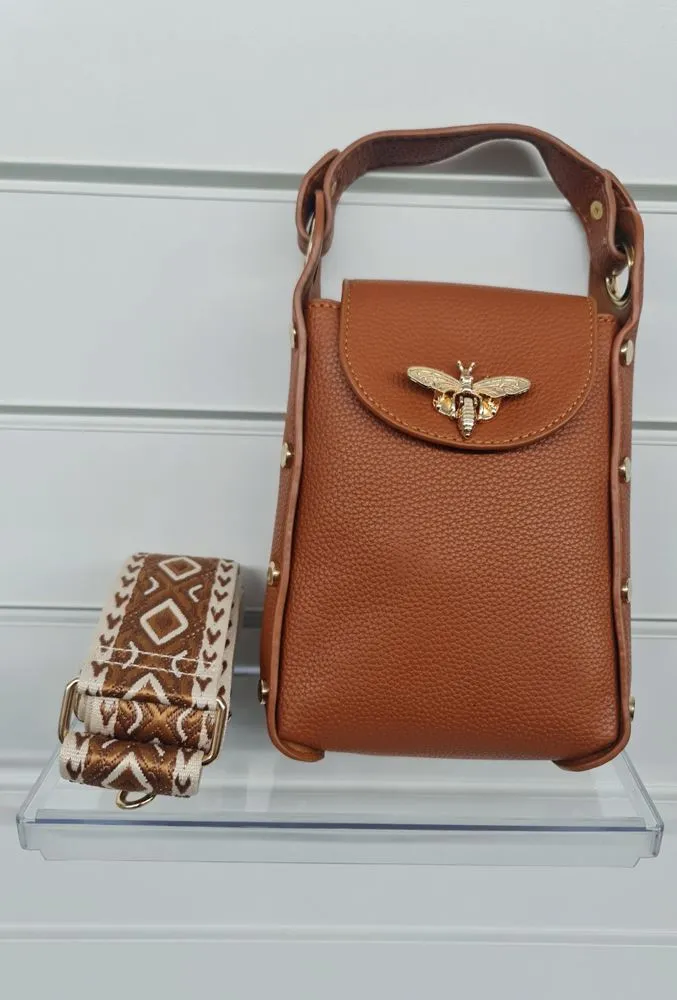 Bee Buckle Shoulder Bag