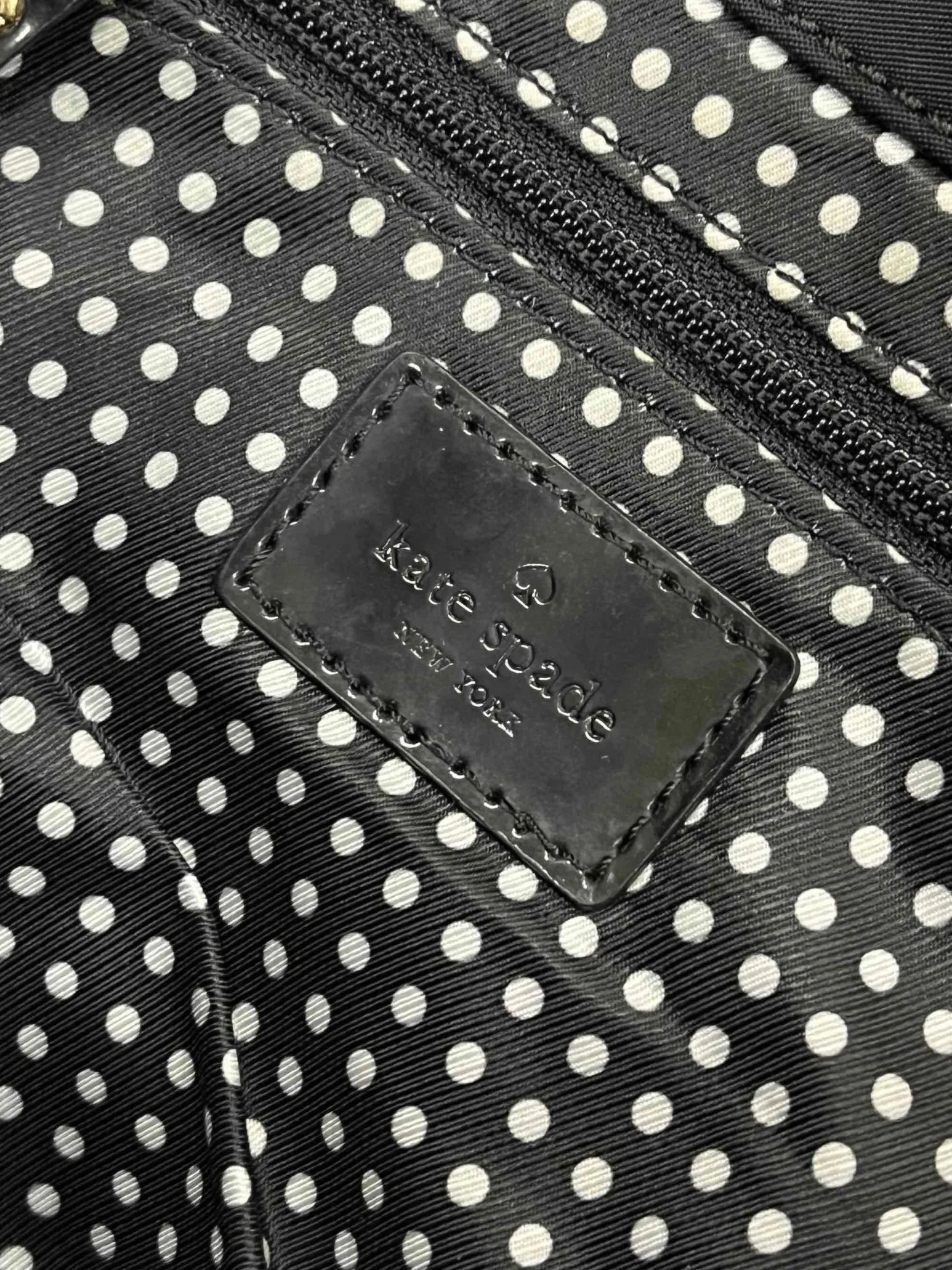 Black Glossy Sling Bag