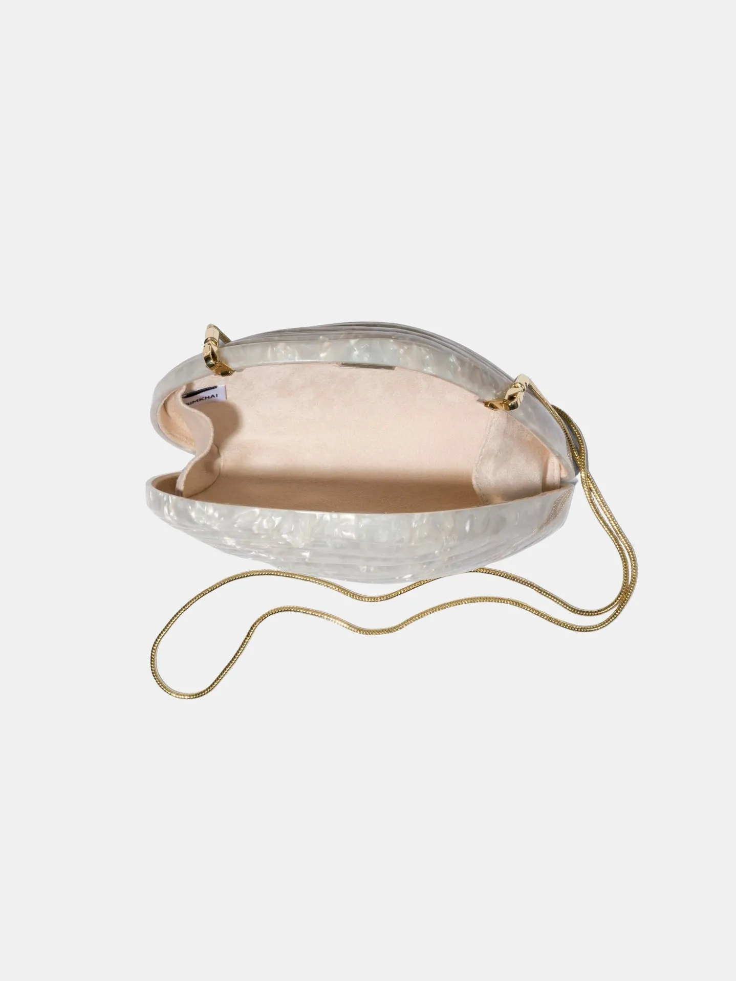 Bridget Pearl Oyster Clutch