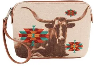 Catchfly Longhorn Cosmetic Pouch