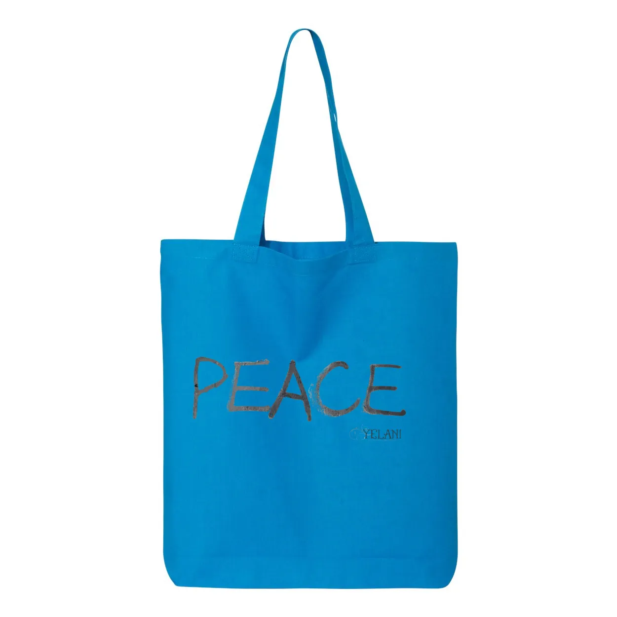 Chocolate Cutie and Peace Bag - Gusseted Tote