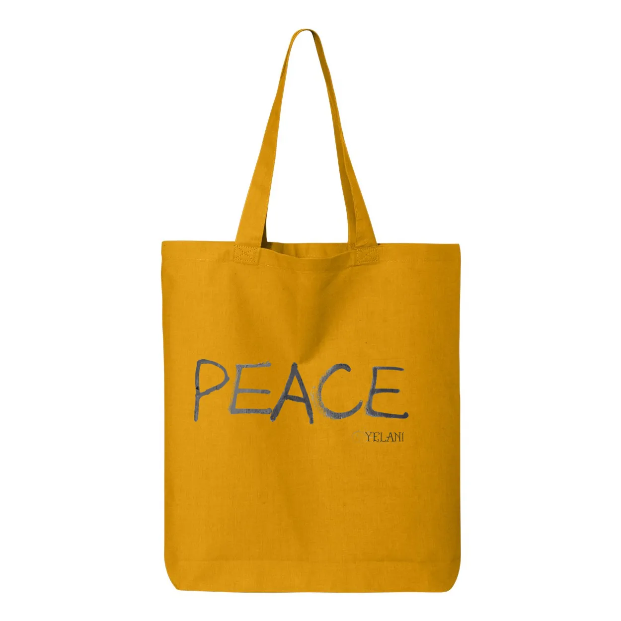 Chocolate Cutie and Peace Bag - Gusseted Tote
