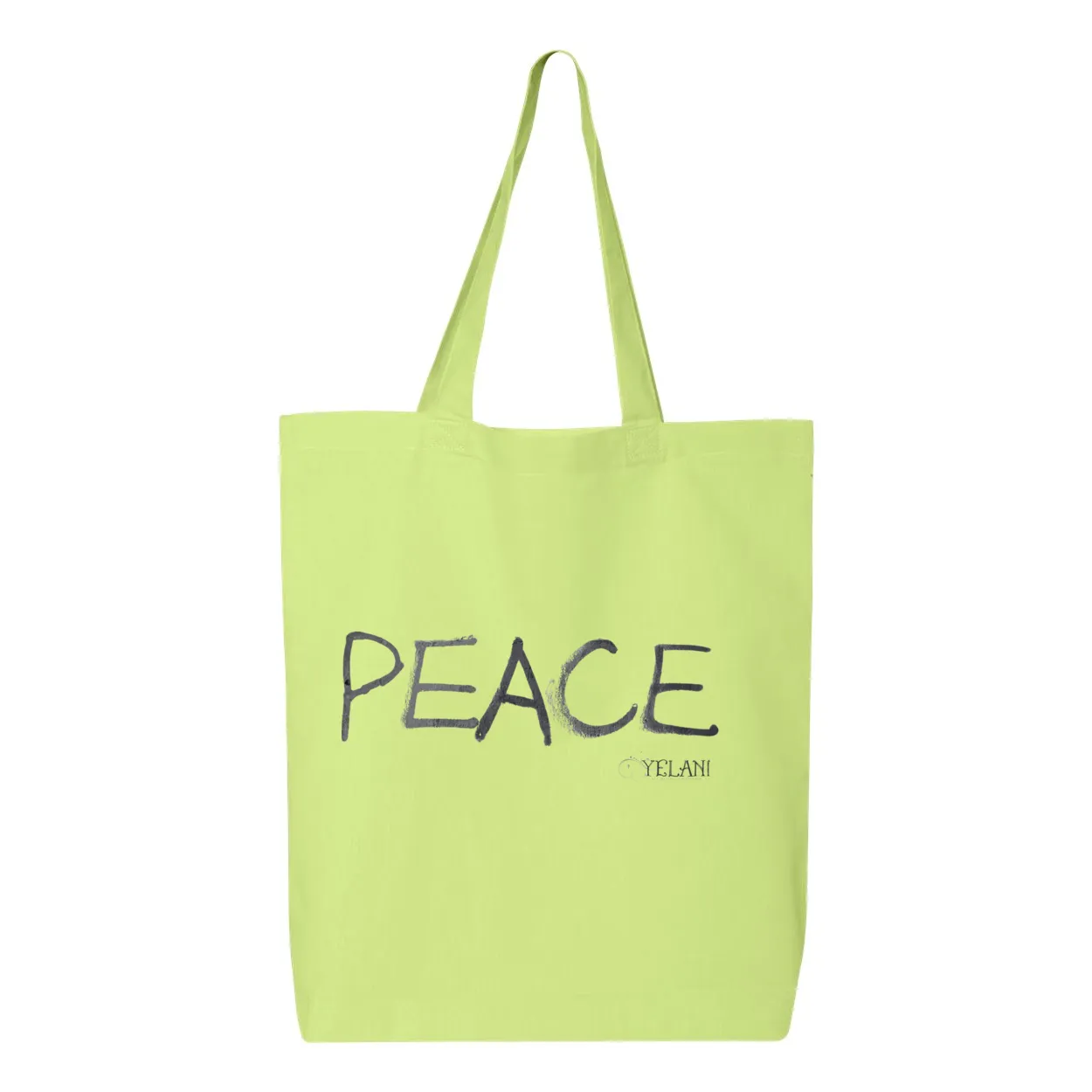 Chocolate Cutie and Peace Bag - Gusseted Tote