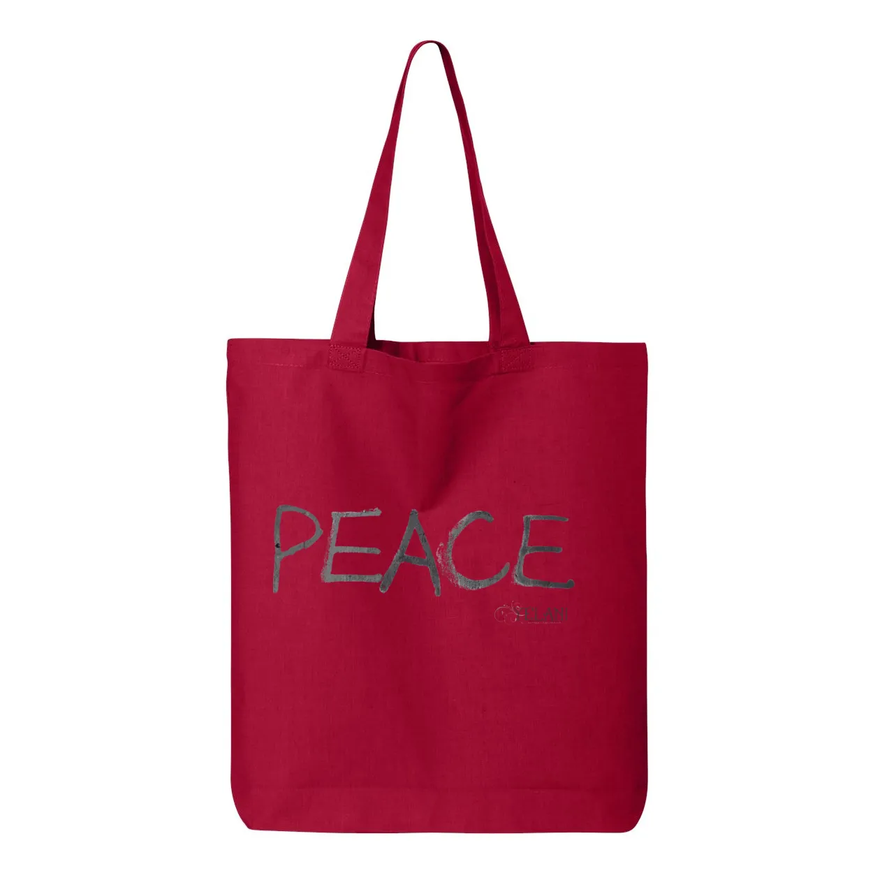 Chocolate Cutie and Peace Bag - Gusseted Tote