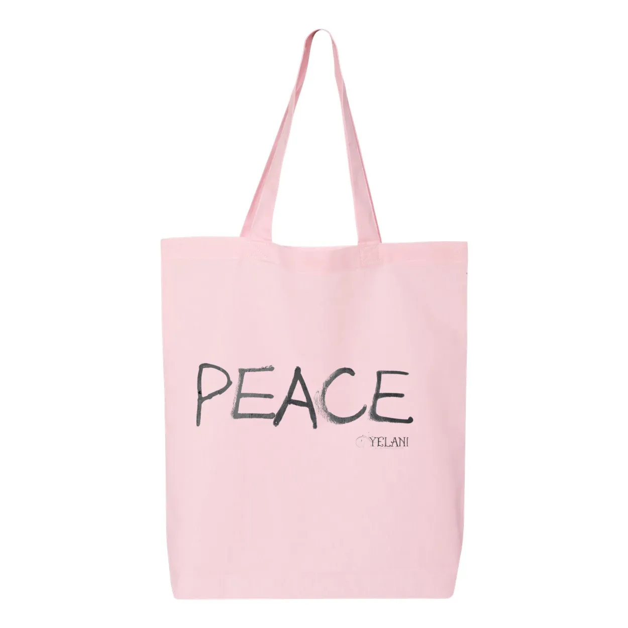 Chocolate Cutie and Peace Bag - Gusseted Tote