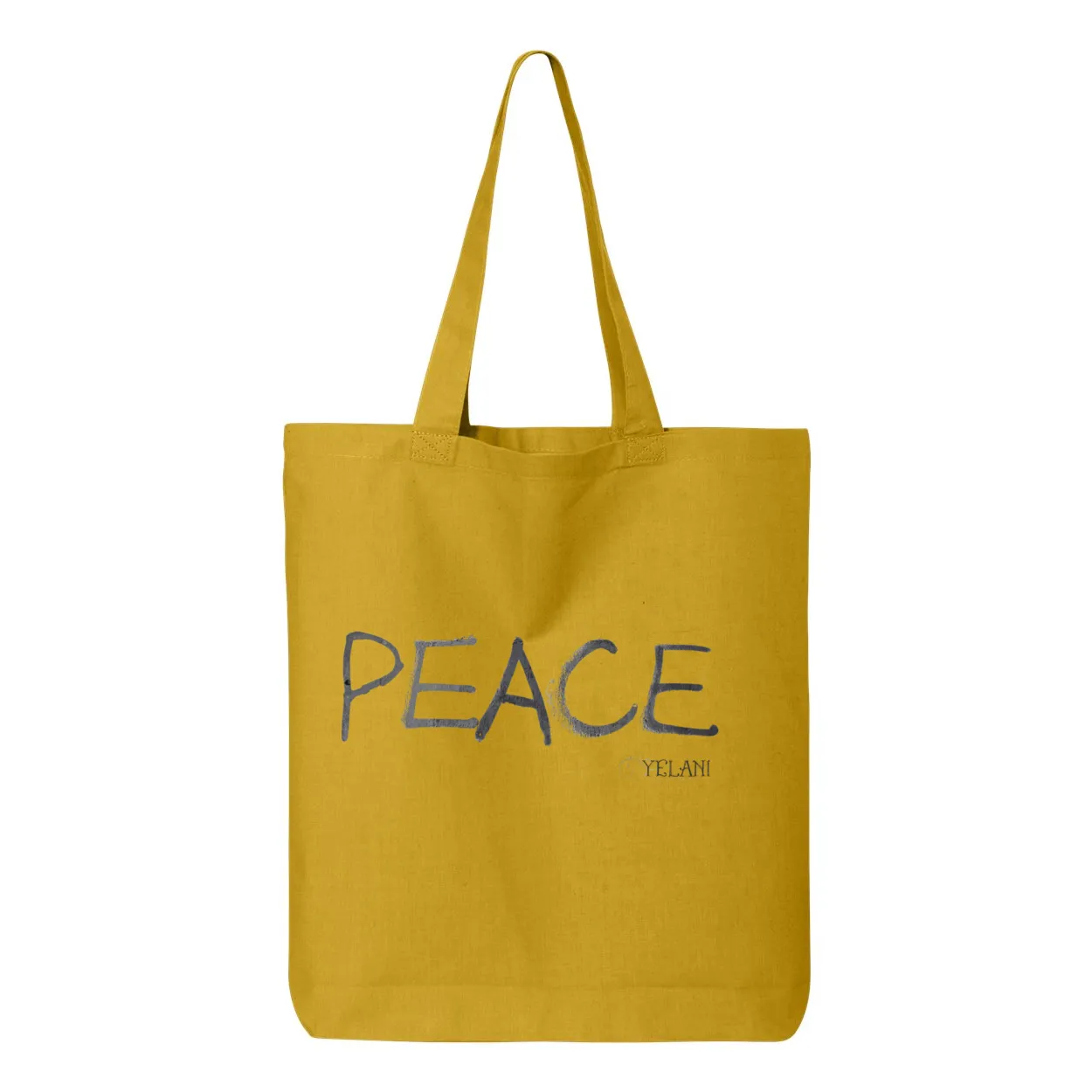 Chocolate Cutie and Peace Bag - Gusseted Tote