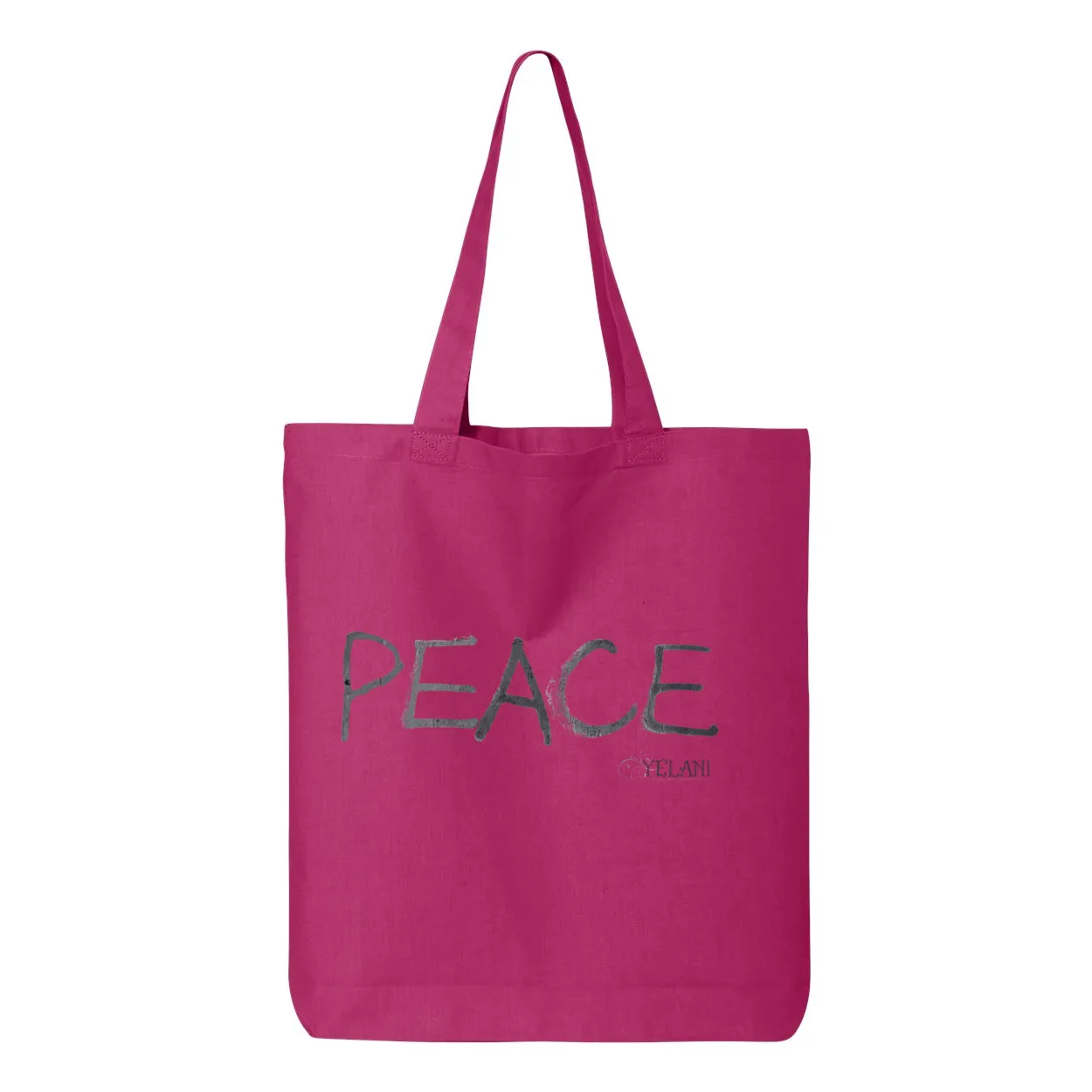 Chocolate Cutie and Peace Bag - Gusseted Tote