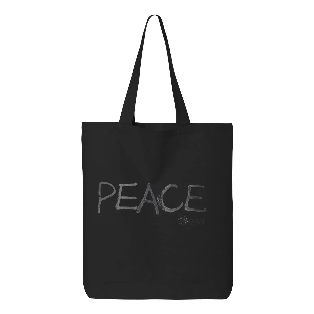 Chocolate Cutie and Peace Bag - Gusseted Tote
