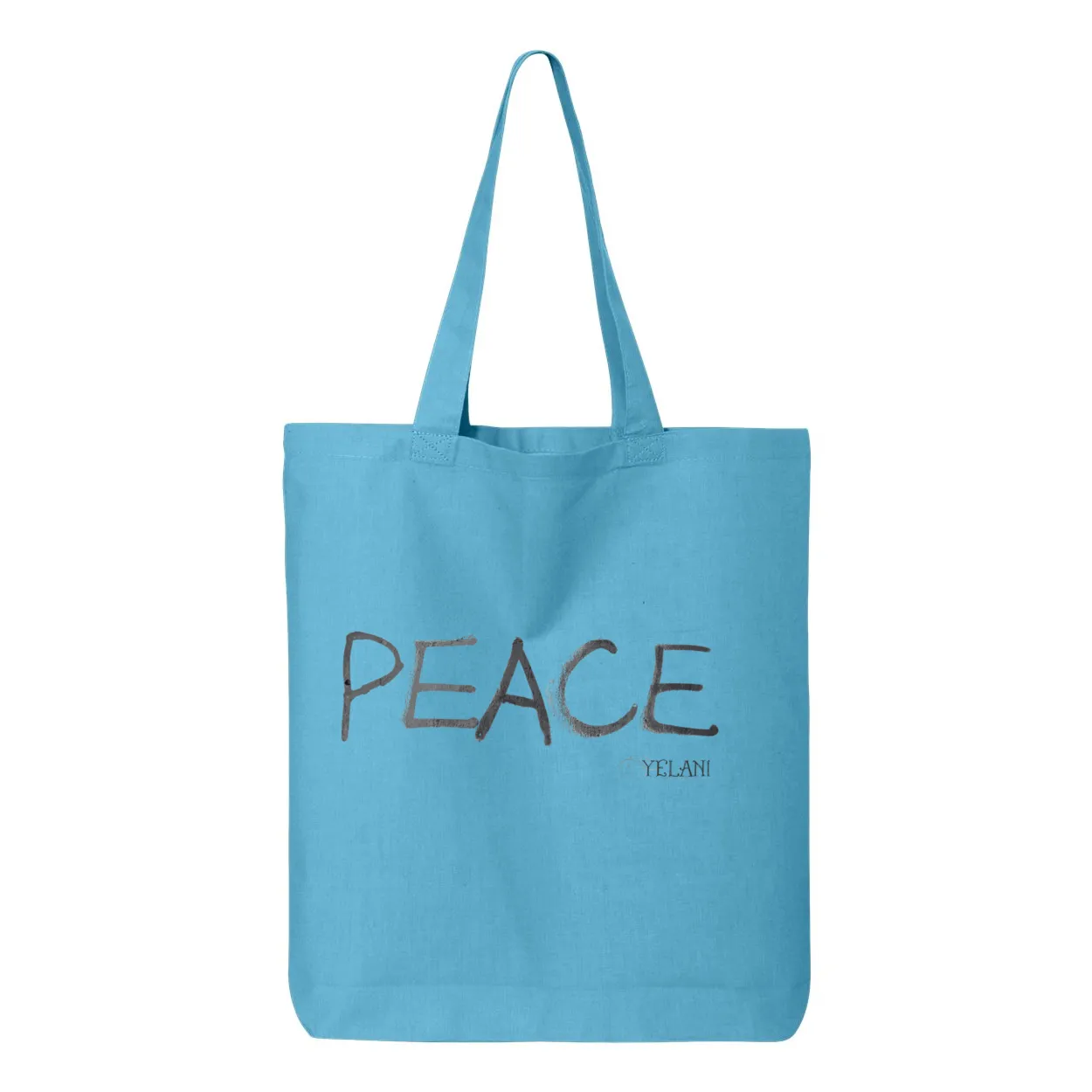 Chocolate Cutie and Peace Bag - Gusseted Tote
