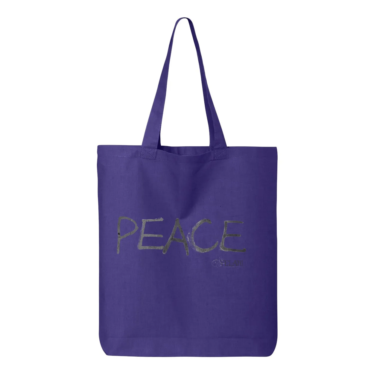 Chocolate Cutie and Peace Bag - Gusseted Tote