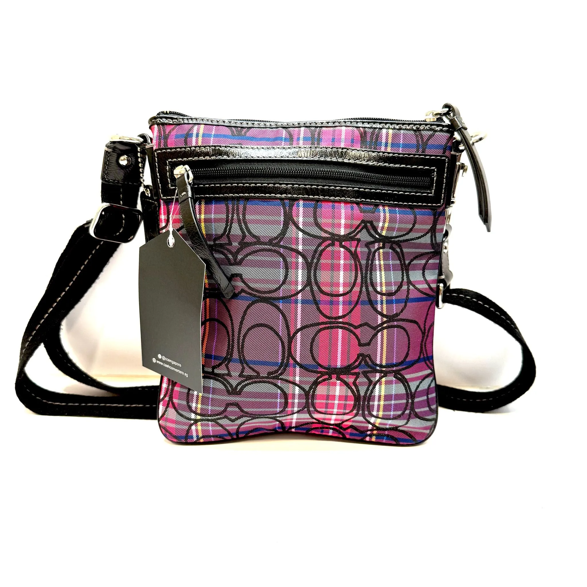 Coach, Poppy Tartan Shoulder Bag