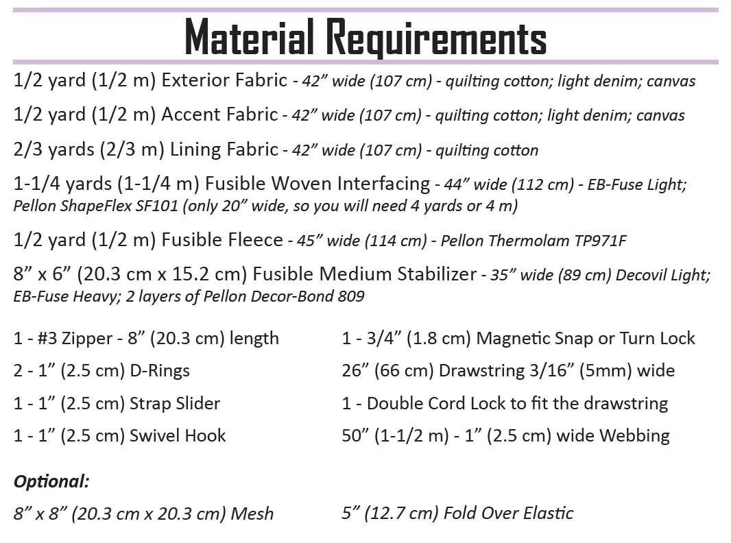 Colby Sling Pack - Wholesale Paper Pattern