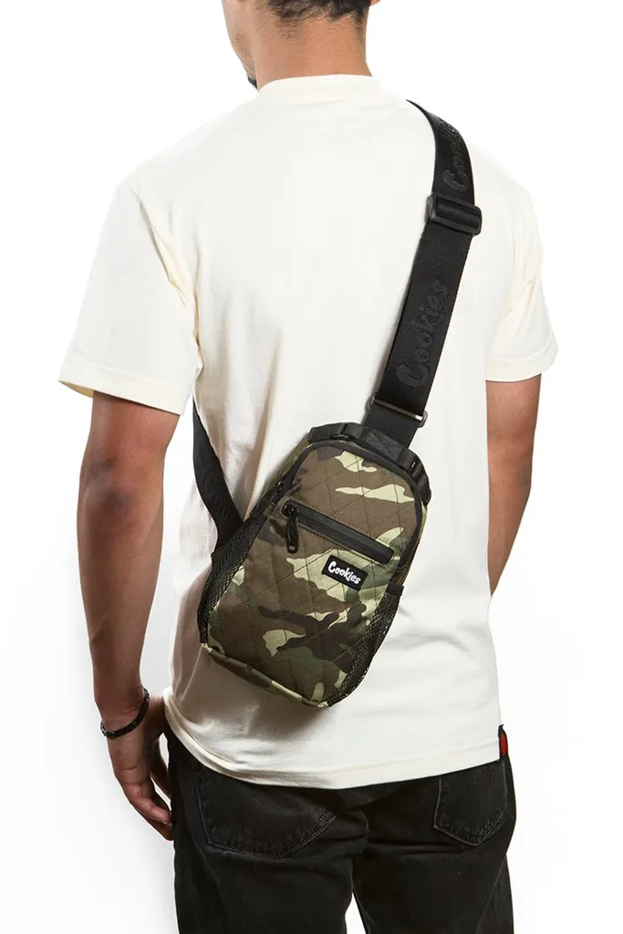 Cookies -  Camo "Noah" Quilted Over The Shoulder Bag