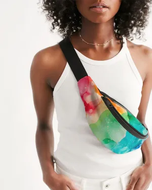 Crossbody Sling Bag - Happy Rainbow