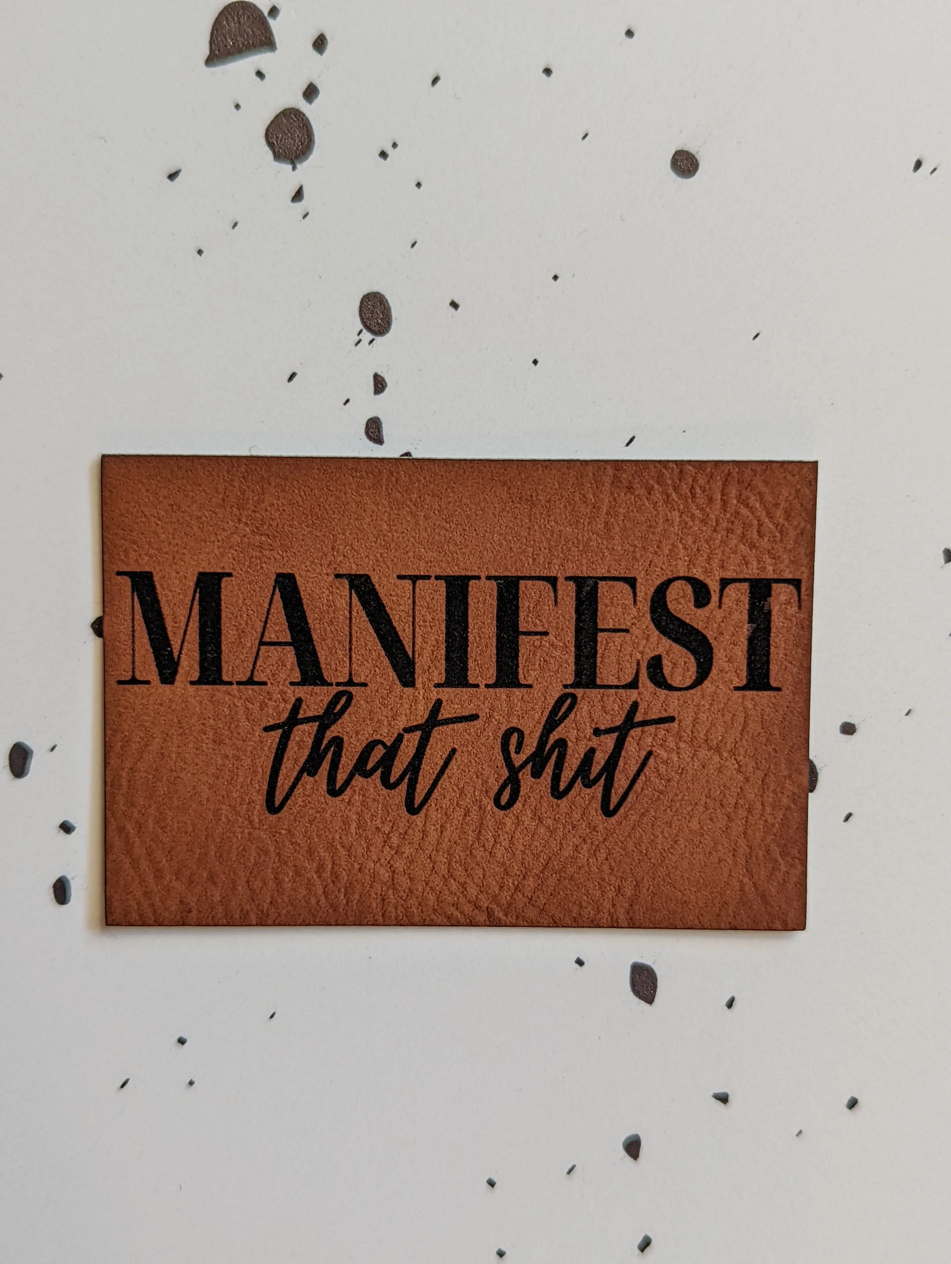 Custom Leatherette Patch for Sling Bags