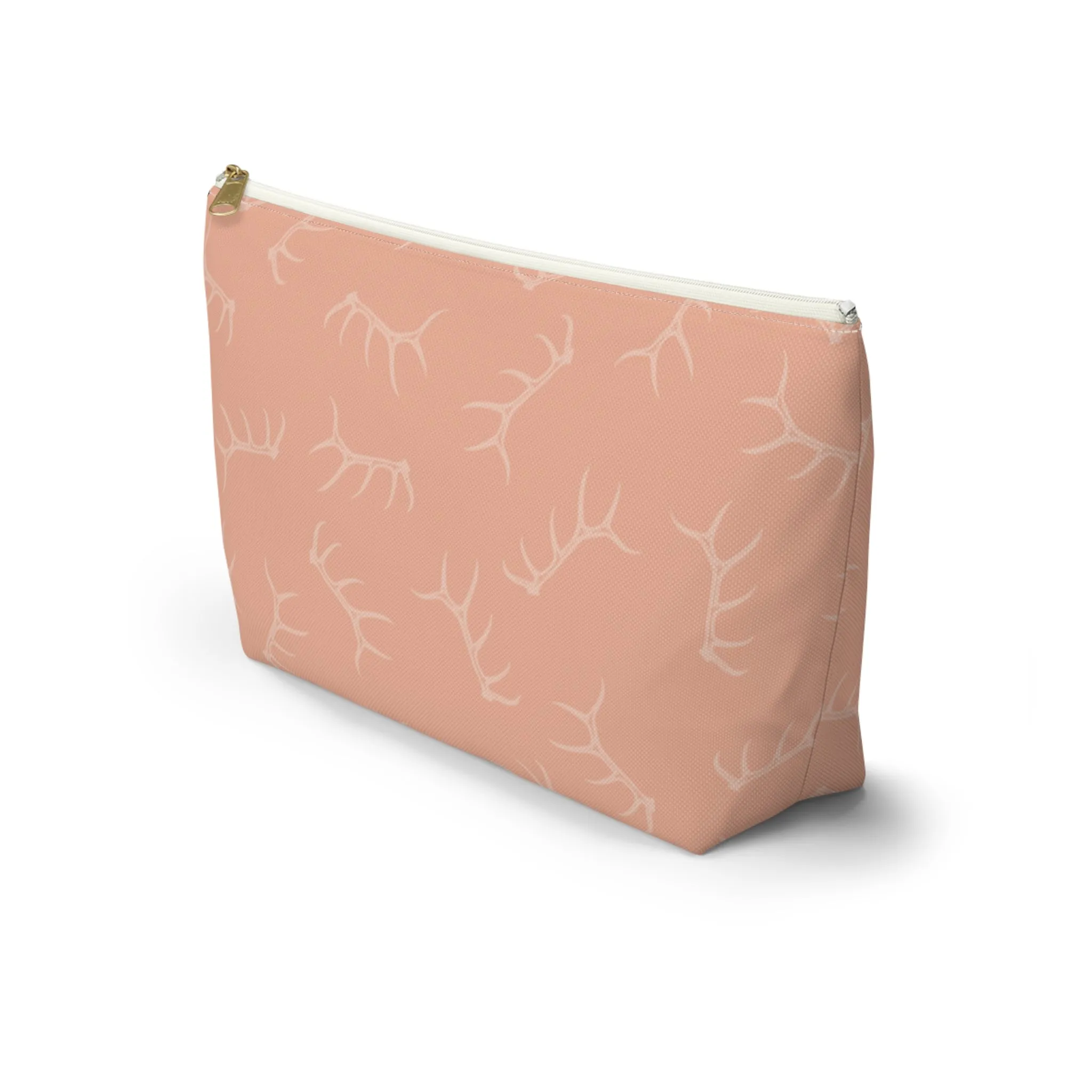 Elk Shed Pencil Pouch in Peachy Pink