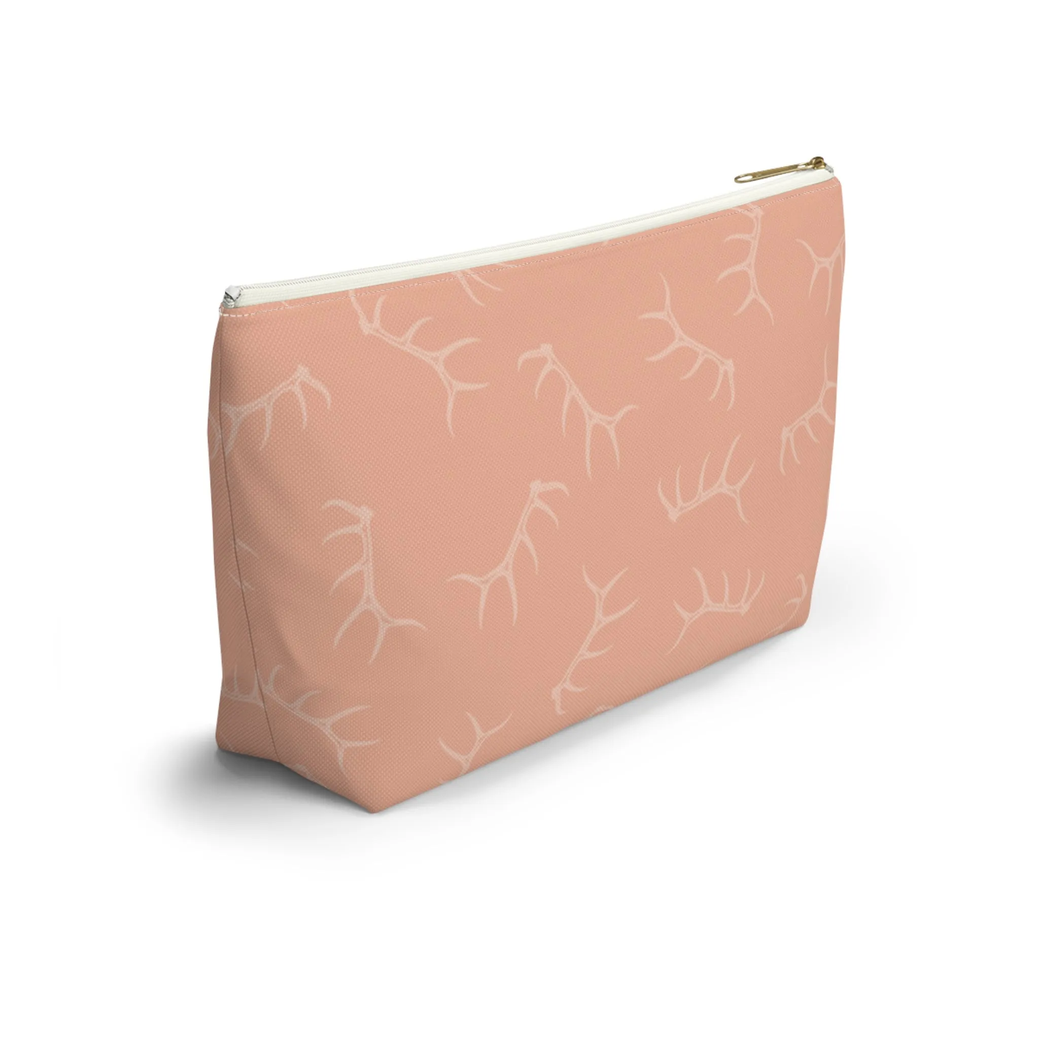 Elk Shed Pencil Pouch in Peachy Pink