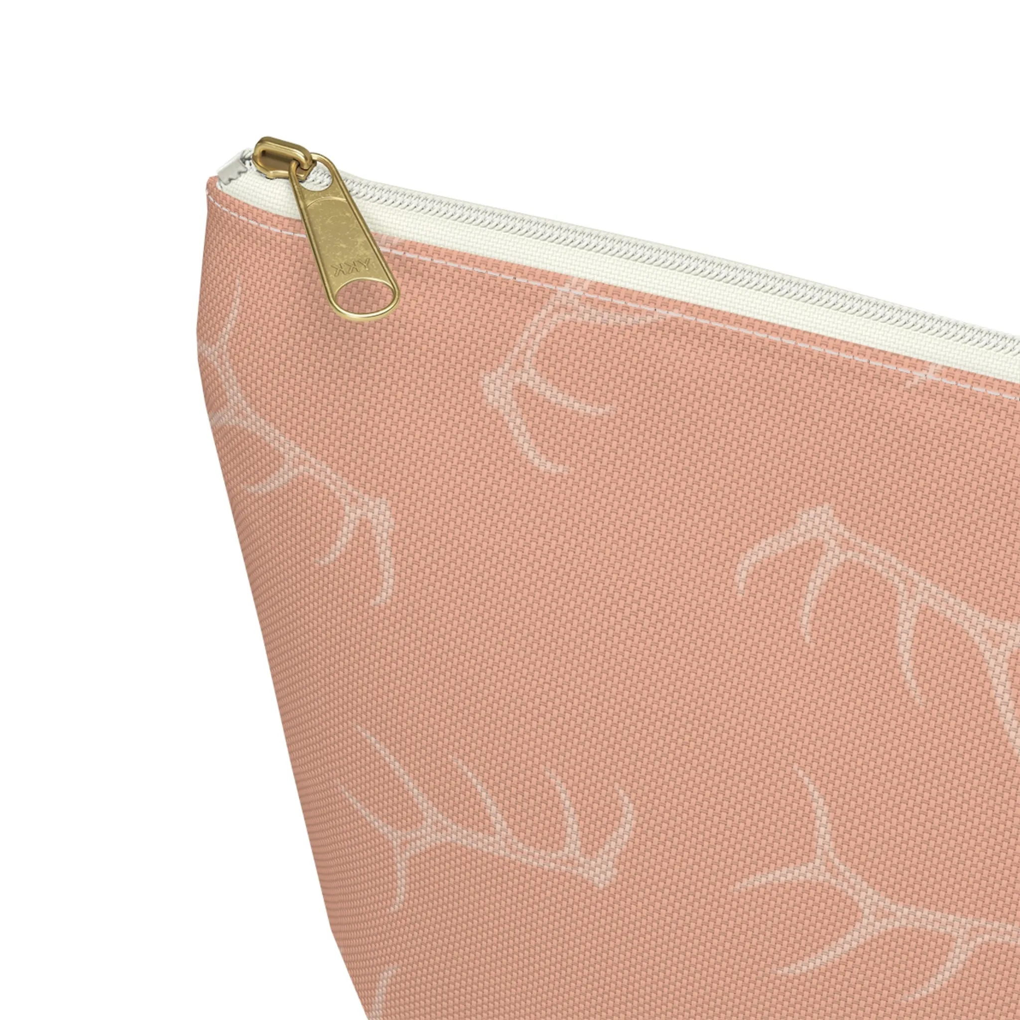 Elk Shed Pencil Pouch in Peachy Pink