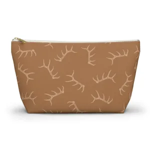 Elk Shed Pencil Pouch in Saddle