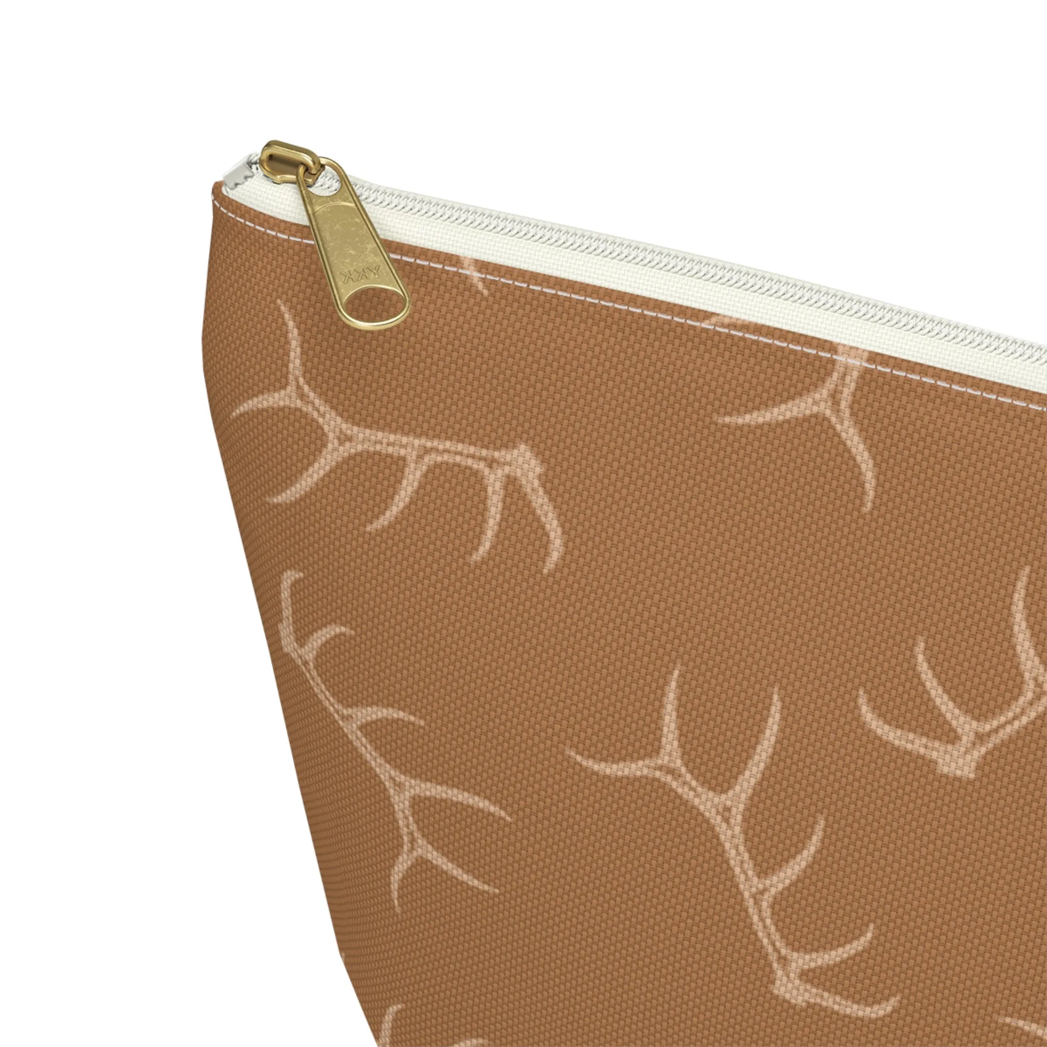 Elk Shed Pencil Pouch in Saddle