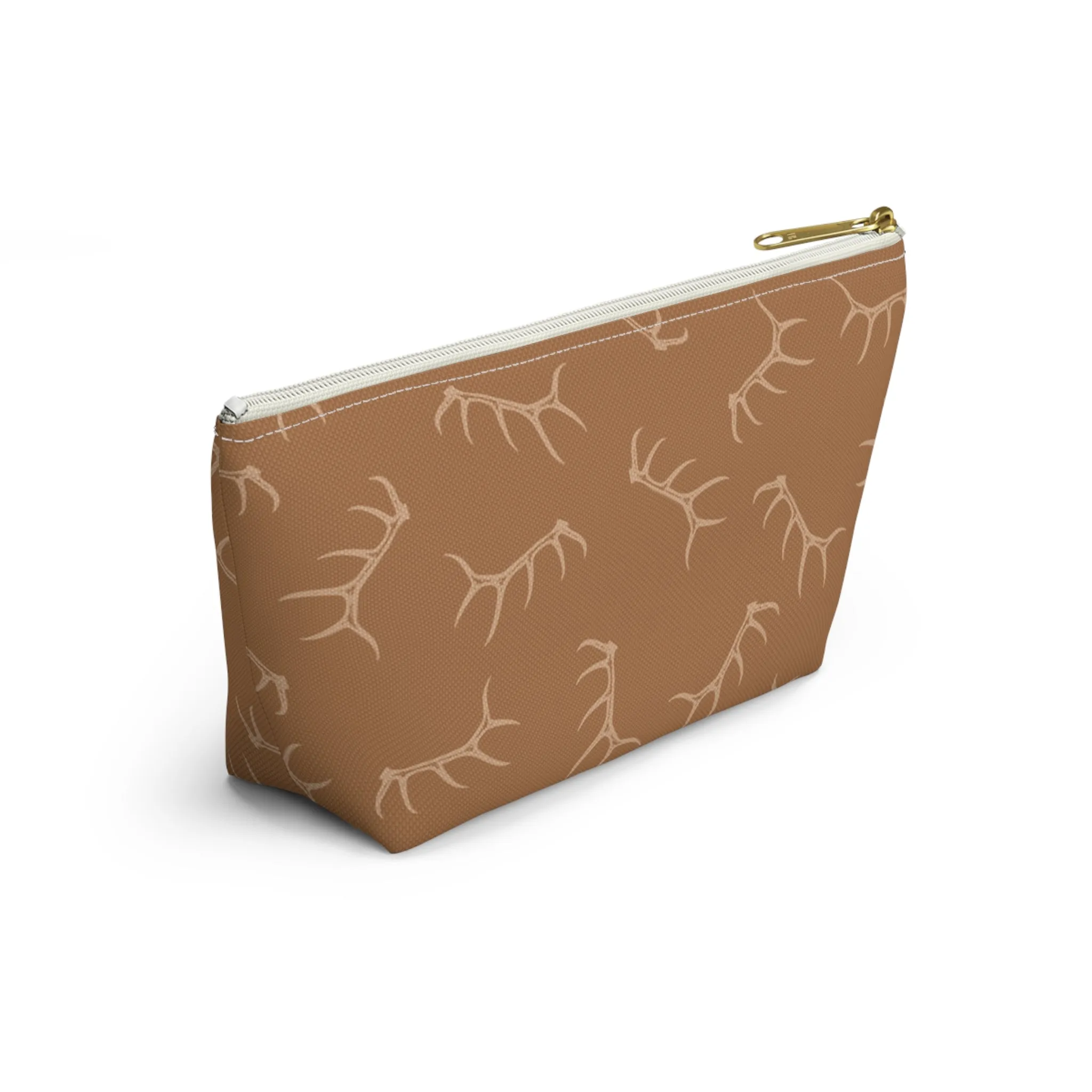 Elk Shed Pencil Pouch in Saddle