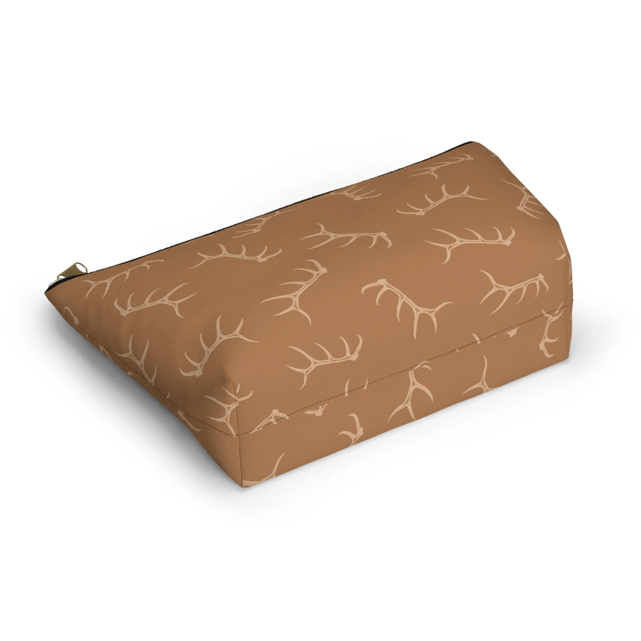 Elk Shed Pencil Pouch in Saddle