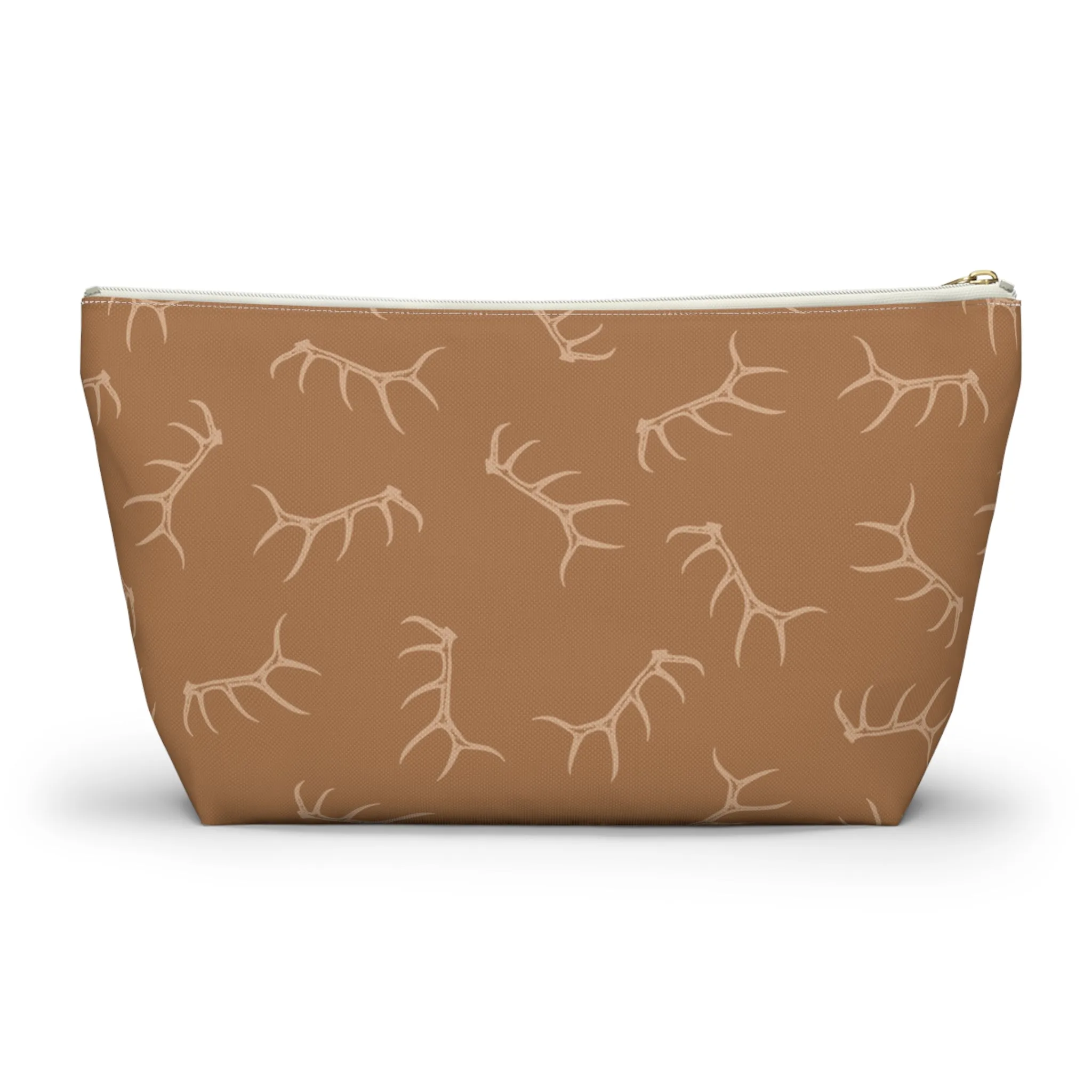 Elk Shed Pencil Pouch in Saddle