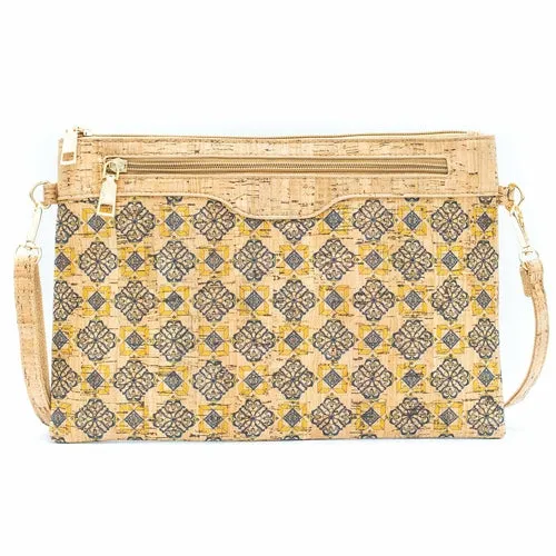 Floral fly Printed Cork Sling Bag-BAGD-272